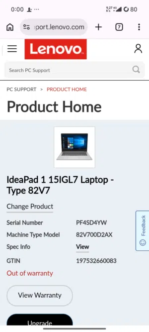 Lenovo laptop