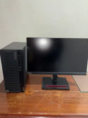 Lenova ThinkCentre 16RAM 512GB+شاشة: Lenovo ThinkVision 24” Full HD