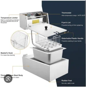 قلاية كهربائية بالزيت  6لتر