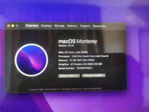 imac 27" late 2009