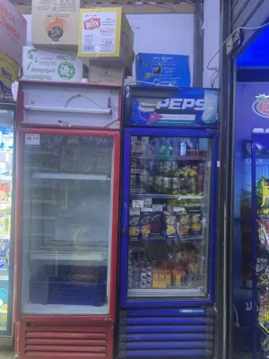 ثلاجتين كولا وببسي باب بسعر حرق