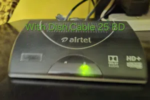 Airtel HD Reciver,Dish and Cable for sale