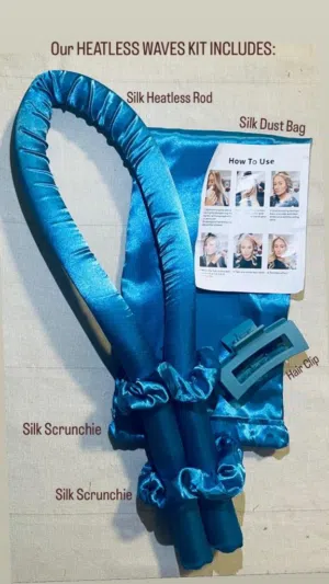 مجموعة  الشعر المموج بدون حرارة HEATLESS CURLS KIT