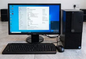 كمبيوتر كامل شبه جديد core i3 الجيل التاسع