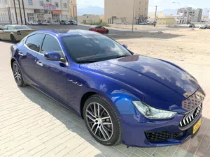Maserati Ghibli 2018 – Excellent Condition – Blue with Red Interior