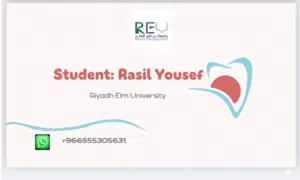 خدمات أسنان مجانية طالبة متدربة