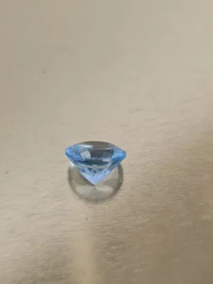 Natural Blue Topaz 8.2Ct – Brilliant Round Cut Gemstone