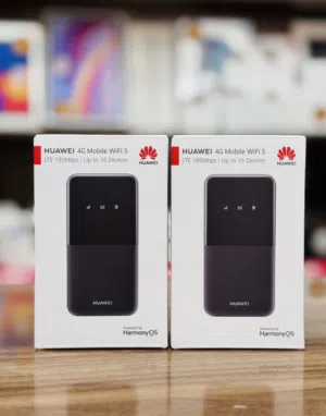 HUAWEI 4G mobile WiFi 5 LTE 195mbps up to 16 devices مودم محولة من شركة هواوي يدعم شريحة 4 جي