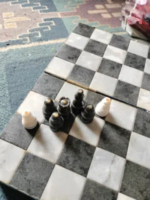 شطرنج لعبة الملوك عقيق يمني قديم