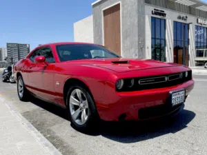 2016 Dodge Challenger 3.6L V6 engine SXT red color black interior