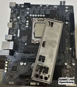 معالج جيل12 كور5 مع بورد H610 بحالة ممتازة