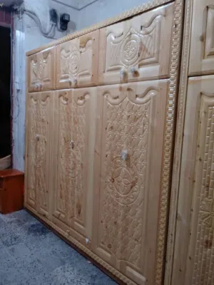 دولايب سويد خشب ابو هنش وربع