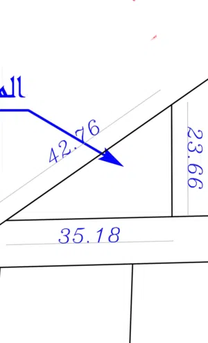 ارض للبيع في عين زارة طريق السكة