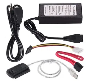 SATA/PATA/IDE to USB 2.0 Adapter Converter Cable for 2.5/3.5 Inch Hard Drive with power
