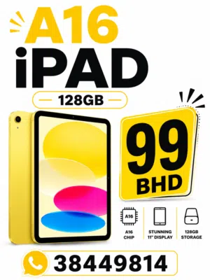 ipad a16 only 99BHD negotiable