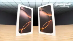 iPhone 16 pro max  جديد كفالة الشرق الأوسط
