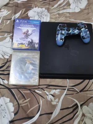 Ps4 with controller and games