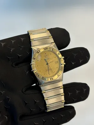 Omega Constellation steel and Gold