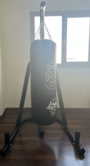 كيس ملاكمه/punching bag و قفازات ملاكمه/boxing gloves