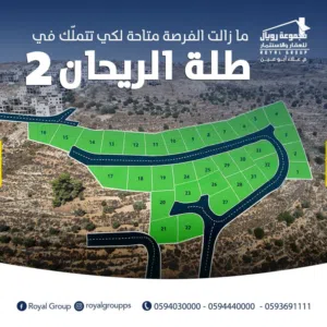 Residential Land for Sale in Ramallah and Al-Bireh Mazra'a al-Qibliya
