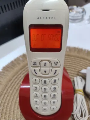 هاتف لاسلكي الكاتيل Alcatel شاشة ديجيتال يعمل على الفايبر