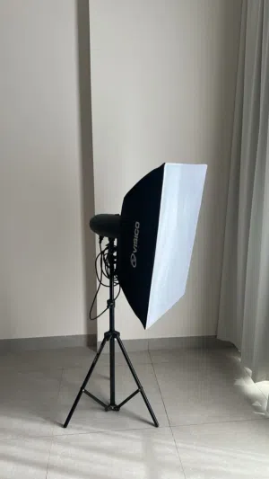 للبيع عدد 2 فلاش استوديو Visico مع Softbox وحامل إضاءة