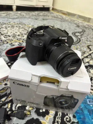 Canon EOS 2000D للبيع كاميرة كانون استعمال اسبوع فقط