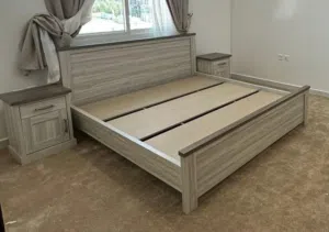 غرفه نوم جديده مع كمدينه