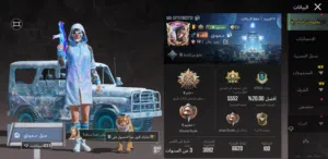 حساب ببجي للبيع