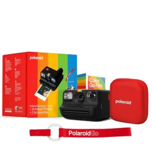 كاميرا Polaroid Now EB الفورية الجيل الثاني / مع ورق عدد 16 / البوم صور وحزام / تعمل بالبطارية