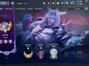 حساب نادر League Of legends و Valorant