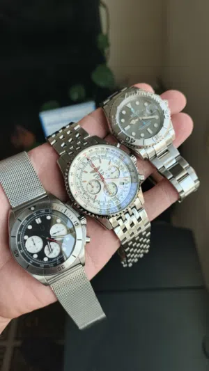 3 used watches