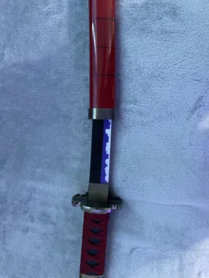 سيف زورو الاحمر (One Piece) السيف جديد خامه ممتازه خشبيه