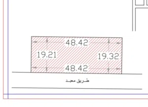قطعة أرض للبيع 900 متر بالقرب من صالة الفصول الأربعة وصالة ماي دي