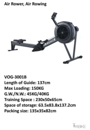 اقل سعر بالمملكة من ليدر سبورت للاجهزة الرياضية جهاز المجذاف الهوائي  Aire rowing machine  هيفي ديوت