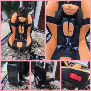 كرسي سيارة بحالة ممتازة مريح للطفل من 6 شهور حتى 6 سنوات تقريبا