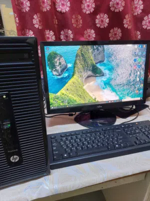 كمبيوتر إتش بي i5 الجيل السادس 256ssd شاشة 19  HP PC i5 6 Generation  Monitor 24