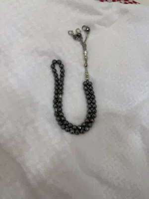 لمحبين التميز مسباح حديد صيني بسعر ما يتفوت درجة اولى خراطة الاستاذ التركي جنيد حسين 57 خرزة