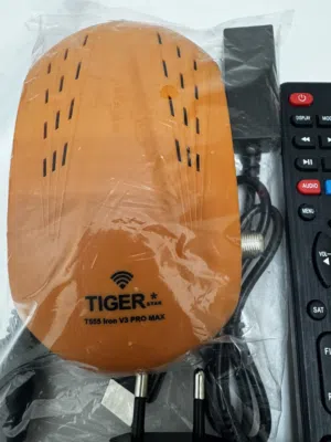 TIGER T555 IRON V3 PRO MAX  جهاز جديد/غير مفعل +VIPمعاه 8اشتراكات مجانية من سنة الي10سنوات
