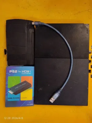 بلي تو بدون ملحقات عطلان ابيع فحم  تحويلة HD جديدة وهم هارد 40GB شغال كامل