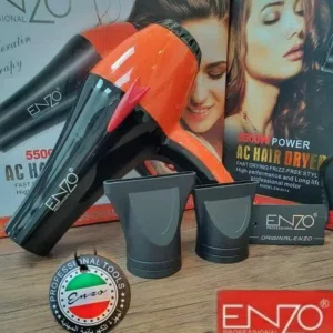 سشوار ENZO سشوار الشعر اينزو 15 الف دوره 15000دوره / دقيقه قوي الاصلي مجفف شعر سشوارات كاوي ستريت
