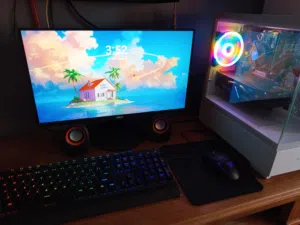PC Gaming كامل للبيع  GTX 1660 Super  Core i5-8500  شاشة 100Hz + ملحقات