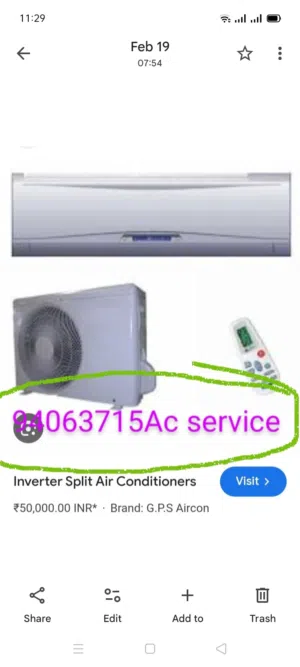 split AC full service chemical
