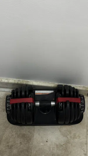 adjustable dumbbells set of 2/دمبل متغير الوزن