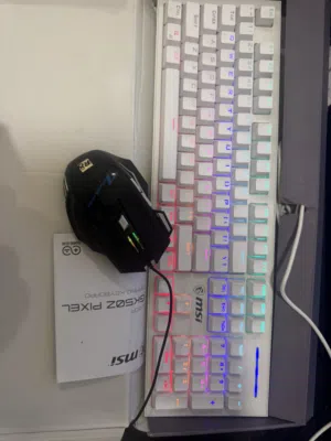 كيبورد MSI + ماوس R8 اصليات