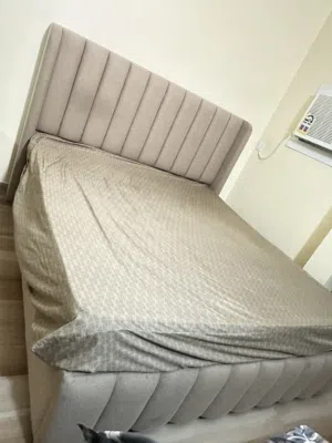 Bed with mattress
