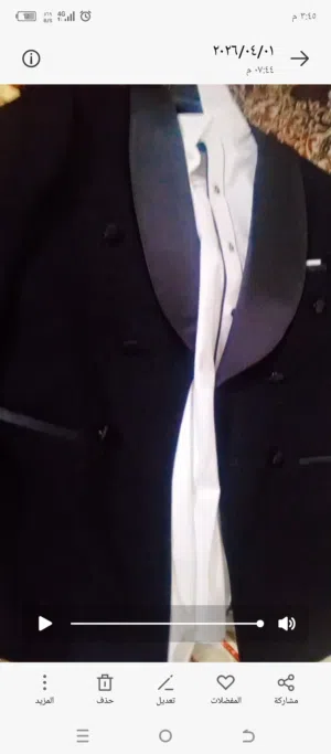 فساتين كلفة  افرهولات تطريز مع رده  بدلة عريس  اسود  مقاسات مختلفة