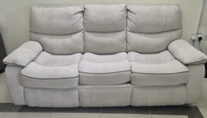 Beige Home Centre 3 Seater Sofa-Bed 50% off..Great Deal!