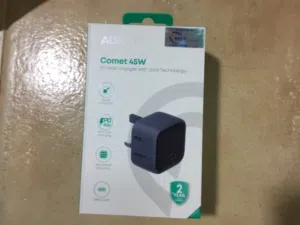 Aukey comet 45w wall charger with Gan technology