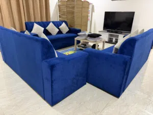 9-Seater Couch Set with 9 Cushions for Sale